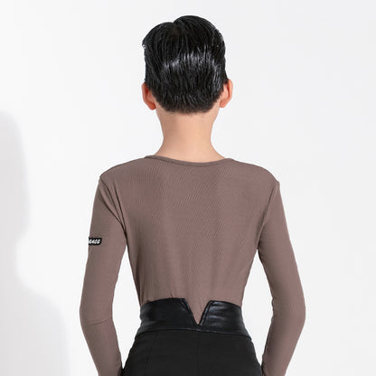 Giacca da ballo per ragazzi, abbigliamento da allenamento, maglietta a maniche lunghe HN5094