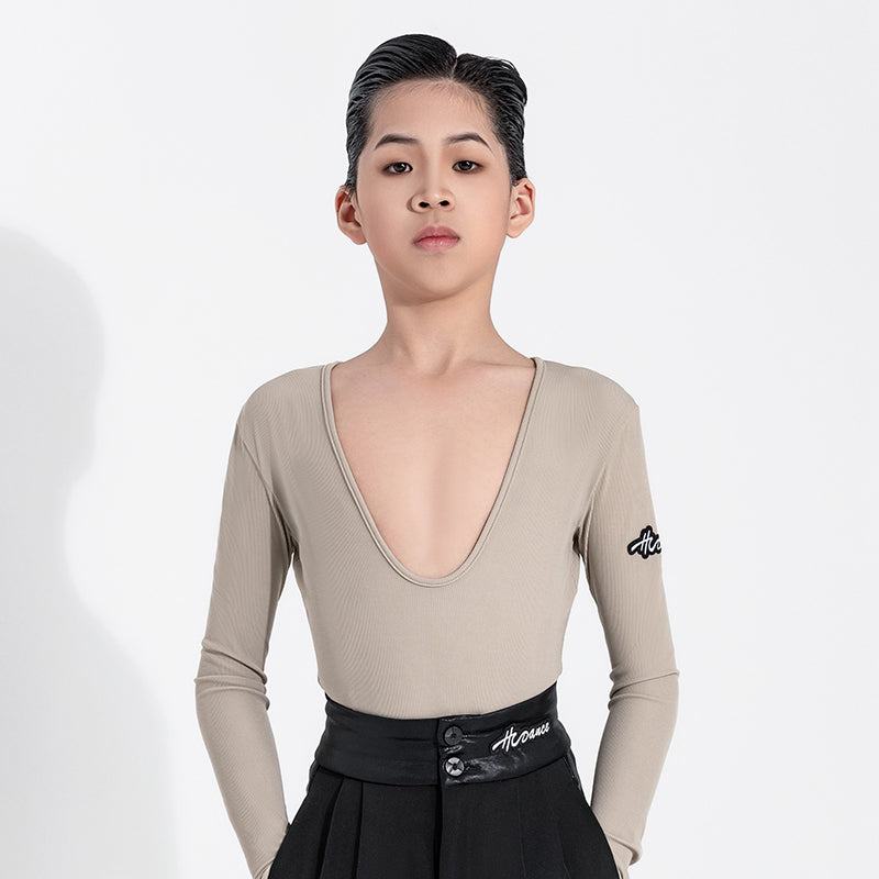 Giacca da ballo per ragazzi, abbigliamento da allenamento, maglietta a maniche lunghe HN5094